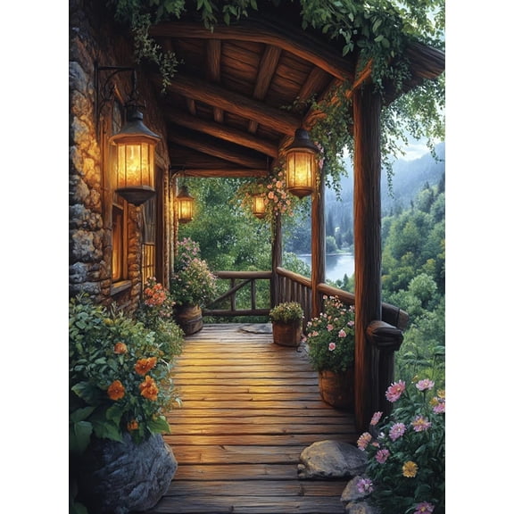 Magic Castle Diamond Art Kits for Adults,5D Magic Hat Diamond Painting Kits for Adults Beginners,DIY Full Drill Rhinestone Diamond Dots Gem Painting Art Craft Home Decor 12 x16 Inch