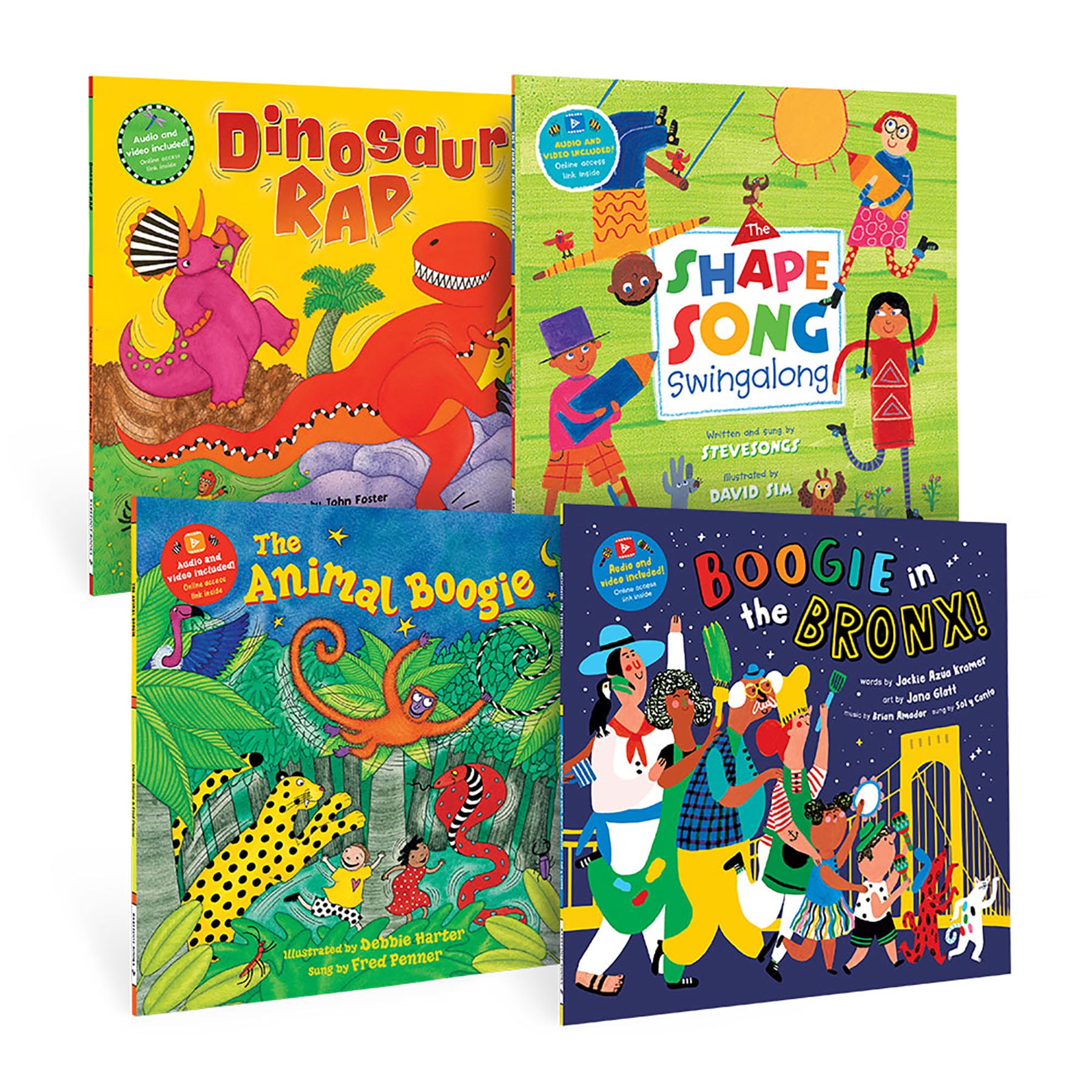 Barefoot Books Kindergarten STEAM Singalongs Book Bundle 4