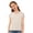 Beige, variant on Fozruso Girls V-Neck Tshirts Summer Short Sleeved T Shirt Cute Casual Tess For Kids,11-12 Years,Pink