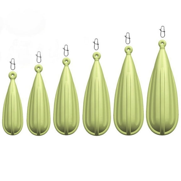5/6pcs Soft PVC Baits Casting Plug Fishing Practice Plug Different Weights Casting Tools Fishing Accessories Enduring
