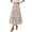 Skirt 150# Light Yellow, variant on oqasdz Bohemian Flowy A Line Skirts for Women Casual Daily Wear Fashion Mid Length Soft Comfortable Stretch Waist Versatile Outfit