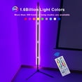 thumbnail image 4 of Amdohai 59'' S-mart Intelligent Corner Standing Lamp RGB Color Changing Floor Light, 4 of 9