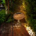 thumbnail image 4 of Lámpara solar colgante al aire libre con luz de arte de linterna solar para decoración de árboles de césped con con gancho G jinwen Linternas de patio, 4 of 8