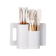 thumbnail image 3 of HEESEM 19pcs Silicone Kitchen Utensil Set, Heat-Resistant Non-Stick Easy Cooking Cleaning Home White, 3 of 9