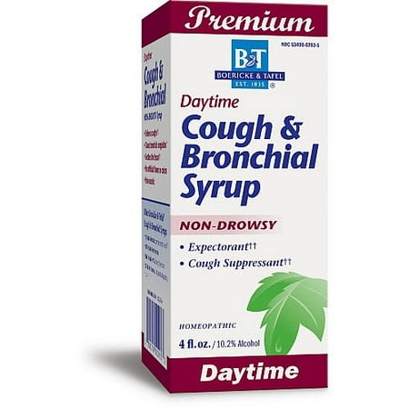 Boericke & Tafel Daytime Cough & Bronchial Syrup 4 fl oz (Best Cough Syrup To Use For Lean)