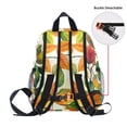 thumbnail image 5 of FORMRS School Backpack with Front Zippered Pocket 12" Student Travel Daypack, Beige Leaves, 5 of 6