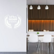 VWAQ Let Your Dreams Be Your Wings Wall Art Decal Inspirational Quote