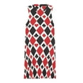 thumbnail image 3 of Gambling, Casino Gifts Spring Summer Dresses for Women Fashion T-shirt Dress Casual Sleeveless Loose Sundress with Pockets, 3 of 5