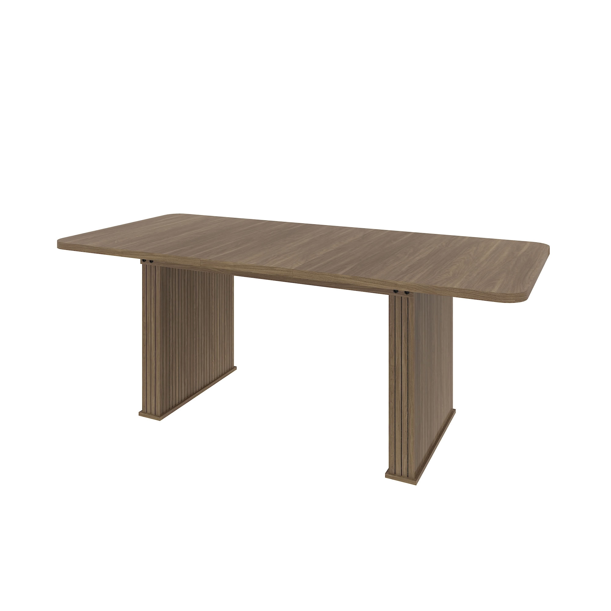 MAYEERTY Extendable Rectangular Dining Table for 6-10 People, Modern Extendable Kitchen Dining Table for Dining Room, Apartment, Kitchen, Family Gathering Furniture