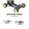 thumbnail image 2 of Wweixi RCGOFOLLOW Rear CVD Shaft RC Car Part Strong And Durable Rc Rear CVD Shaft For 1/16 LOSI Mini-B Mini-T OFF-Road Silver, 2 of 6