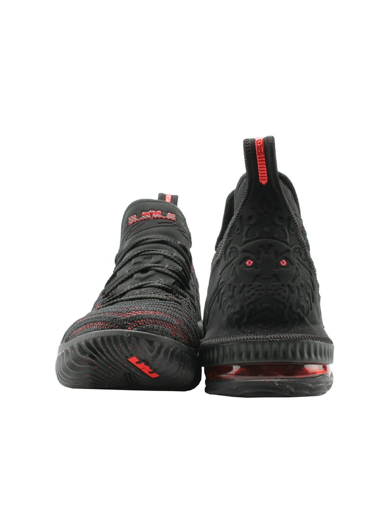 Negligencia Mentor esfuerzo Mens Nike LeBron XVI 16 Fresh Bred Black University Red AO2588-002 -  Walmart.com