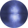 thumbnail image 1 of Ahgly Company Indoor Round Patterned Light Slate Blue Area Rugs, 3' Round, 1 of 6