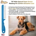 thumbnail image 2 of Super Groom Pet Comb with Distinctive Rotating Pins for Highly Effective-Low Pull Detangling, 2 of 9
