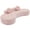 Pink, variant on MIKIBAMA 105.5''Curved Cloud Couch Sofa 3-4 Seater Couch with 2 Pillows Point-shaped corduroy,(Anti-Wrinkle) , Gray
