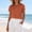 Red, variant on Women's Summer Solid Color Crew Neck Reversible Button Top, Cotton Linen Short Sleeve Casual Loose Blouse Yellow XXXL