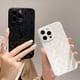 thumbnail image 4 of Funda blanca negra para teléfono iPhone 14ProMax 11 12 13 Pro Max 7 8 Plus X XR XS Max funda protectora completa patrón de letras de lujo, 4 of 4