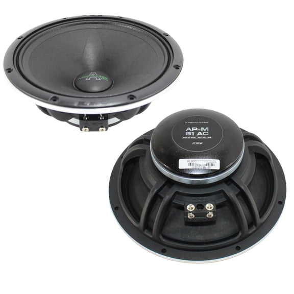 Deaf Bonce AP-M81AC NEO Apocalypse 8" 600W Max 4-Ohm Mid-Range Speakers (Pair)
