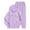 Purple, variant on SonxaHe Big Girls Outfits Letter Print Fleece Lined Warm Zip Up Hoodie Joggers Kids Soft Cozy Athletic Fall Winter Outfits Black,Sized 9-10