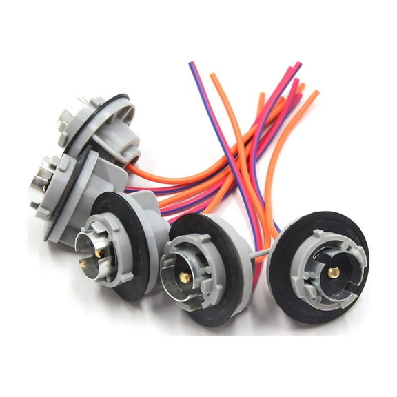 Unique Bargains 5pcs 1156 Turn Signal Light Bulb Wiring Harness Socket Connector 12V-36V for Car