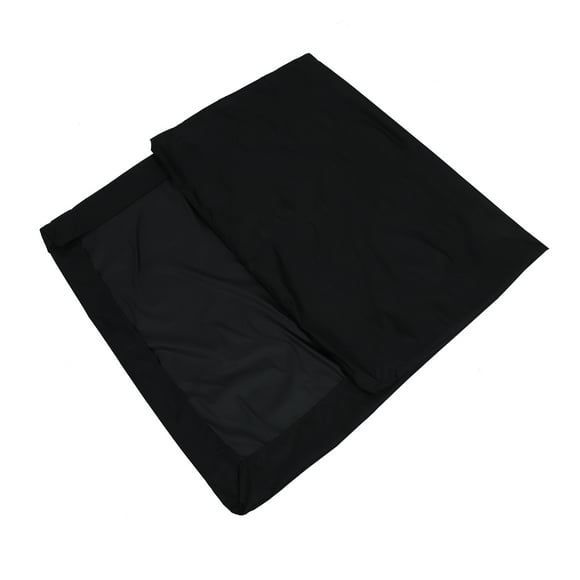 OULII Housse de table de Billard Anti-Poussière Noire 1Ensemble