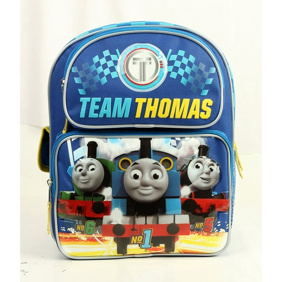 Small Backpack - Thomas the Tank - Blue w/Friends 12" Bag New 850033