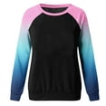 thumbnail image 5 of Birdeem Blouse Mode Femme Imprimée Manches Longues Col Rond Chandail Décontracté Manches Raglan, 5 of 5