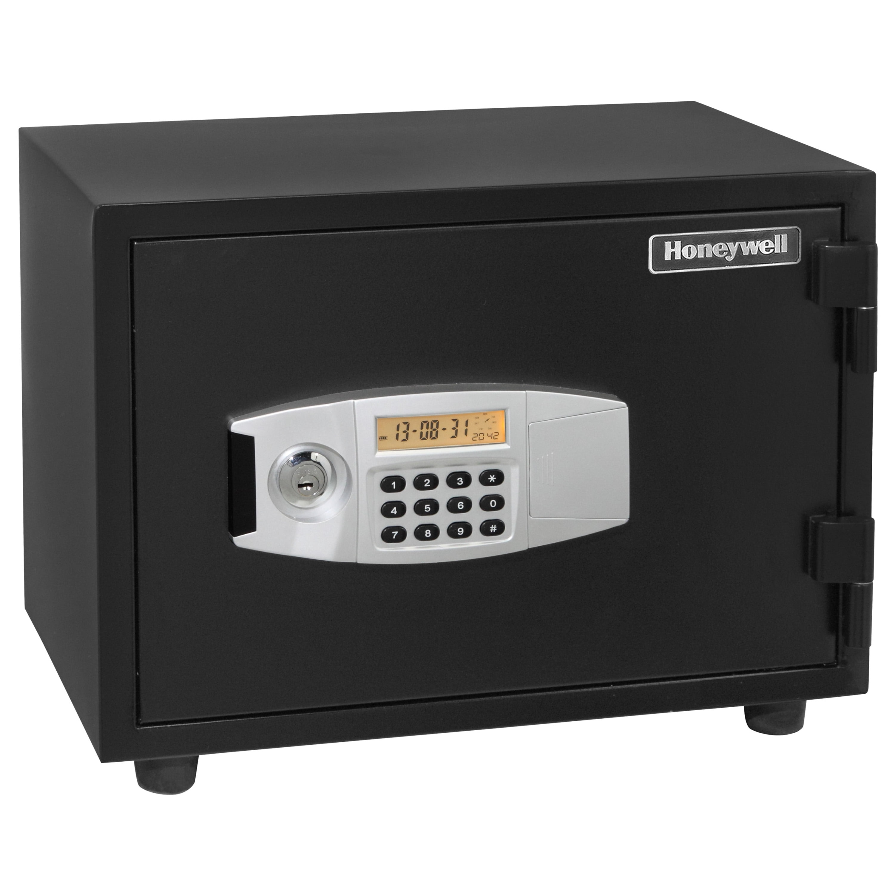 Honeywell Safes, 0.6 Cu ft, Water-Resistant Steel Fire and Security Safe Dual Digital Lock Key, 2113