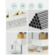 thumbnail image 3 of SONGMICS Carro de Almacenamiento de 4 Niveles, Carro de Cocina, 12.5 x 40 x 88 cm, con Ruedas, para Baño, Oficina, Blanco Nube, 3 of 6