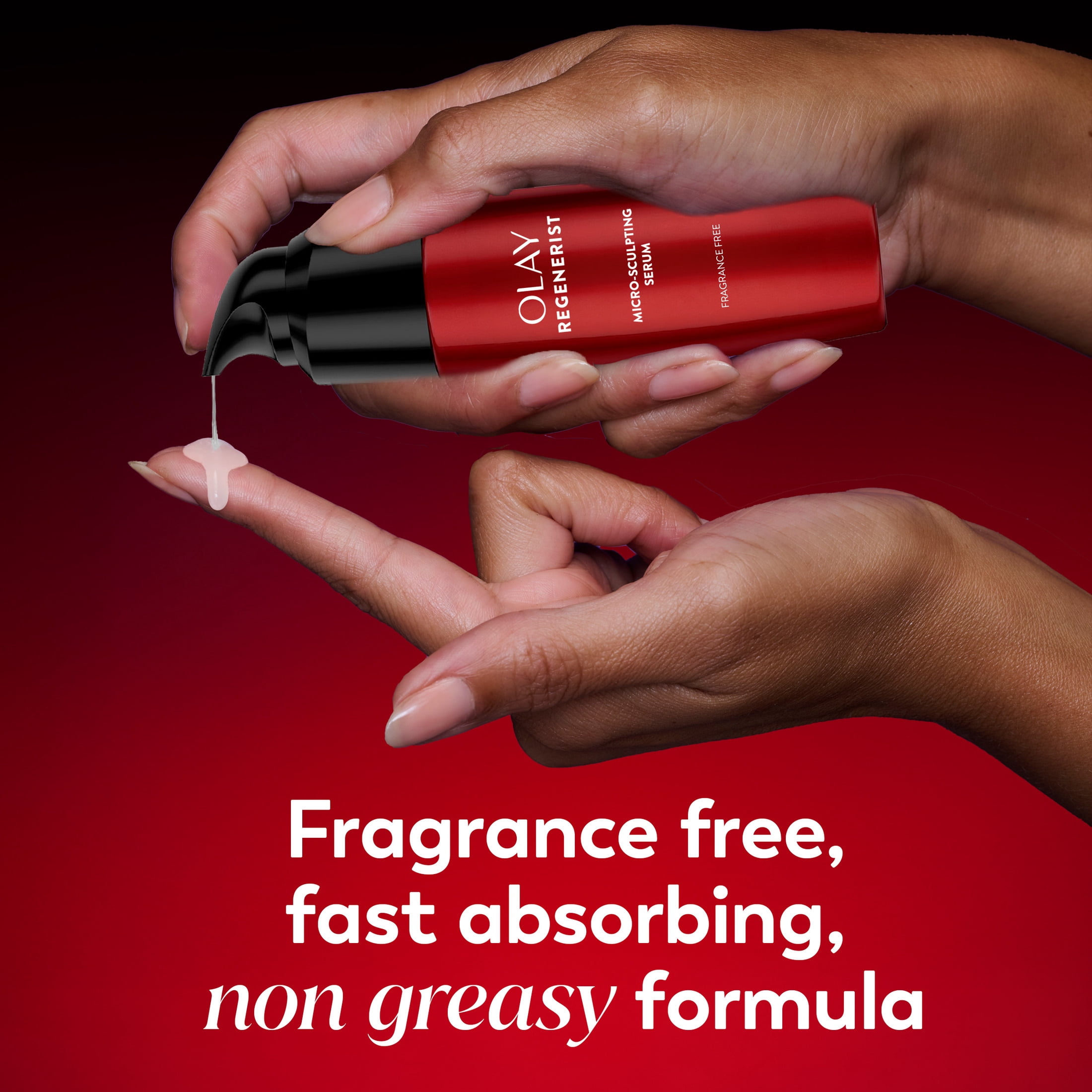 Olay Regenerist Micro-Sculpting Serum, Fragrance Free Moisturizer, All Skin Fine Lines & Wrinkles, 1.7 fl oz