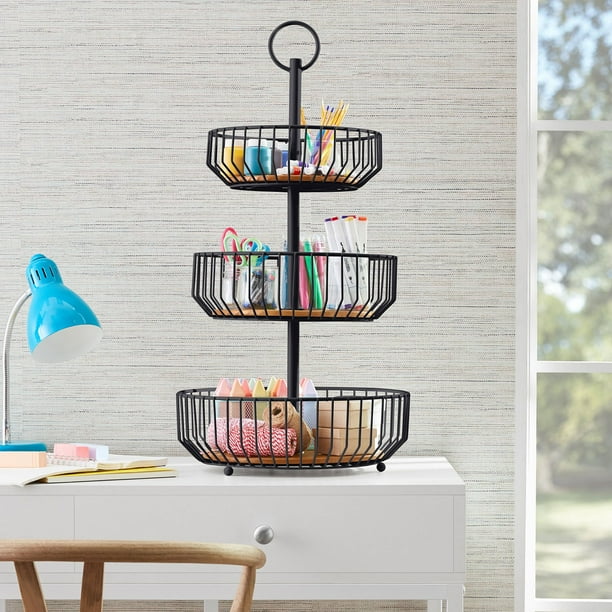 ★ Akari ★ WALLABY BASKET STAND Black ☆ Akari ☆ WALLABY BASKET STAND Black Pfaltzgraff Anvil Cage