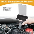 thumbnail image 2 of Resistor del motor del ventilador HVAC Unique Bargains No.94560526 para Chevrolet Malibu XL 2018-2023 Plástico Metal 1 Pc, 2 of 6