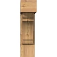 thumbnail image 2 of Ekena Millwork 7 1/2"W x 24"D x 28"H Olympic Block Smooth Bracket w/ Offset Brace, Western Red Cedar, 2 of 25
