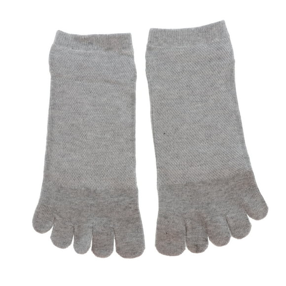 Calcetines con Punta para Hombre Macarena Calcetines cinco dedos Tobillo Gris