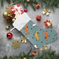 thumbnail image 6 of Coolnut Cute Dachshunds Dog Christmas Stockings Christmas Presonalized Large Stocking Sock, Set of 1 Xmas Party Winter Decor Candy Bag Family Holiday Gift, 17.7 Inch, 6 of 7