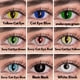 thumbnail image 2 of Lentillas de ojos para Cosplay, lentillas de ojos de gato para Halloween, accesorios cosméticos de Anime para fiesta de colores, 2 unids/lote por par, 2 of 4