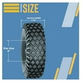 thumbnail image 4 of (2) Two-4.80/4.00-8 Tubeless Stud Tubeless Tires,for Small Vehicles, Garden Tractors, and Other Outdoor Equipment - Durable, Heavy Duty, 4 of 5