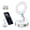 White, variant on Bangben Magnetic Car Phone Mount, MagSafe Compatible with Adapter Ring, 360° Adjustable Angles Car Holder for Cell Phones, Black
