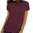 thumbnail image 6 of Basic T Shirts for Women Everyday Casual Loose Fit Summer Short Sleeve, 6 of 6
