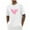 #250-White, variant on Men's Fashion Short Sleeve Round Neck T-Shirt with Breast Cancer Awareness Print, Moisture-Wicking Workout Top for Gym and Casual Wear, Trendy Charity Design Men's Apparel