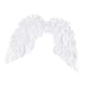 thumbnail image 1 of Disfraz de ángel ligero Sunnimix alas de plumas con correas para los hombros blanco, 1 of 6