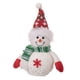 thumbnail image 5 of Muñeco de nieve decorativo, muñecos de peluche navideños, lindos animales de peluche navideños brillantes Sombrero puntiagudo, 5 of 9