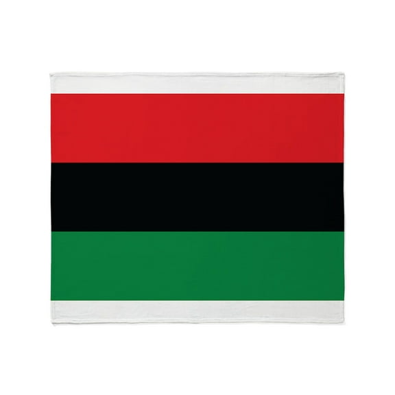 CafePress - The Red, Black And Green Flag Throw Blanket - Soft Fleece Throw Blanket, 50"x60" for All Ages