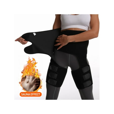 

SAYFUT Women s Body 3-in-1 Waist and Thigh Trimmer Shapewear Weight Loss Butt Lifter Waist Trainer Slimming Support Belt Hip Raise Body Shaper