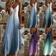 thumbnail image 3 of WILLBEST Vestidos Casuales para Mujer Verano Vestidos Maxi para Mujer Verano sin Mangas Bohemio Casual Cuello En V Vestidos Largos Vestido de Playa para Vacaciones Extra Grande, 3 of 3