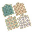 thumbnail image 2 of 4 posavasos con base de corcho Accesorios de alfombrilla Decoración Protección Reutilizable Nórdico Anti escaldado para bares Bebidas Color claro, 2 of 9
