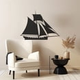 thumbnail image 4 of LaModaHome Sailboat Adventure Metal Wall Art, Sea Themed Sport Hobbies Decor, Nautical Sculpture for Ocean Lovers, Unique Handcrafted Maritime AccentHome Decoration Gift -11.8"x15.4"/30x39cm, 4 of 5