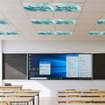 thumbnail image 4 of Fluorescent Light Covers 1 Pack 4x2 ft Teal Ocean Turtle Ceiling Light Covers Seaweed Coral Starfish Light Filters for Classroom, Office & Home, Drop Ceiling Light Covers, 4 of 8