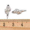 thumbnail image 3 of 10 pc Non-Tarnish 304 Stainless Steel Pendants Conch Shell Shape Charms Stainless Steel color 17x7x4mm Hole: 0.8mm, 3 of 3