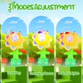 thumbnail image 4 of Máquina de burbujas Vodolo con forma de flor de siete colores con luces para niños de 4 a 8 años, 4 of 6