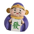 thumbnail image 2 of Baoblaze God of Wealth Sculpture Cute Gifts Small Statue for Bedroom Desk Home, 2 of 8